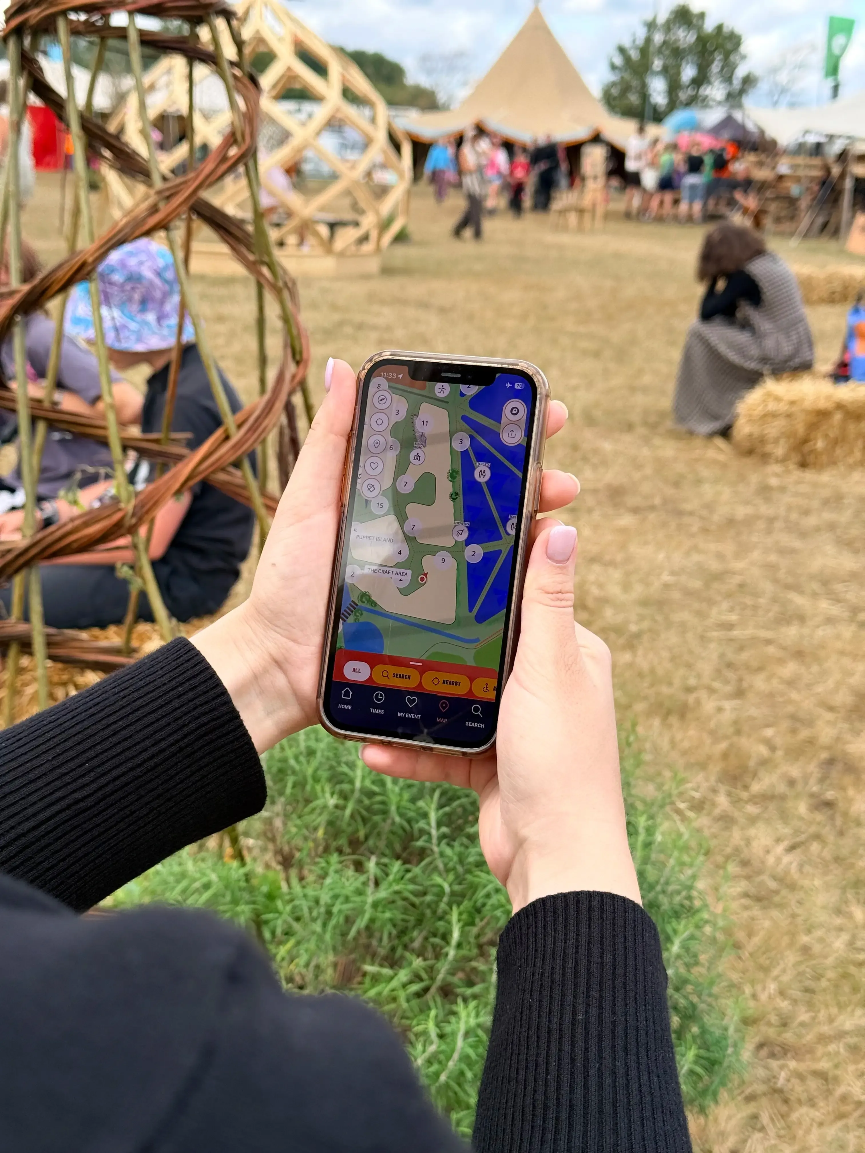 A picture of the Shambala App