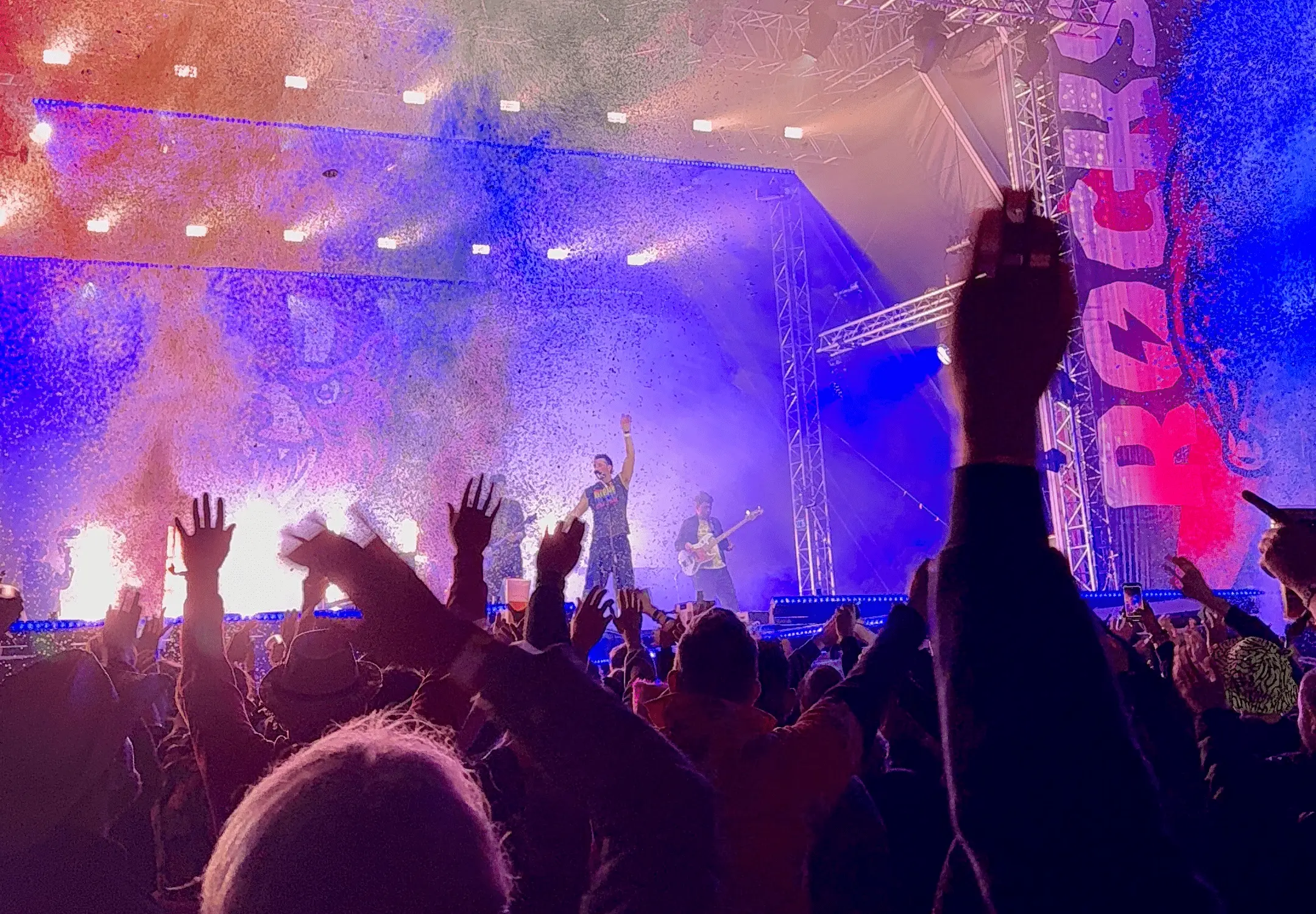 Image of a performance at Teddy Rocks Festival